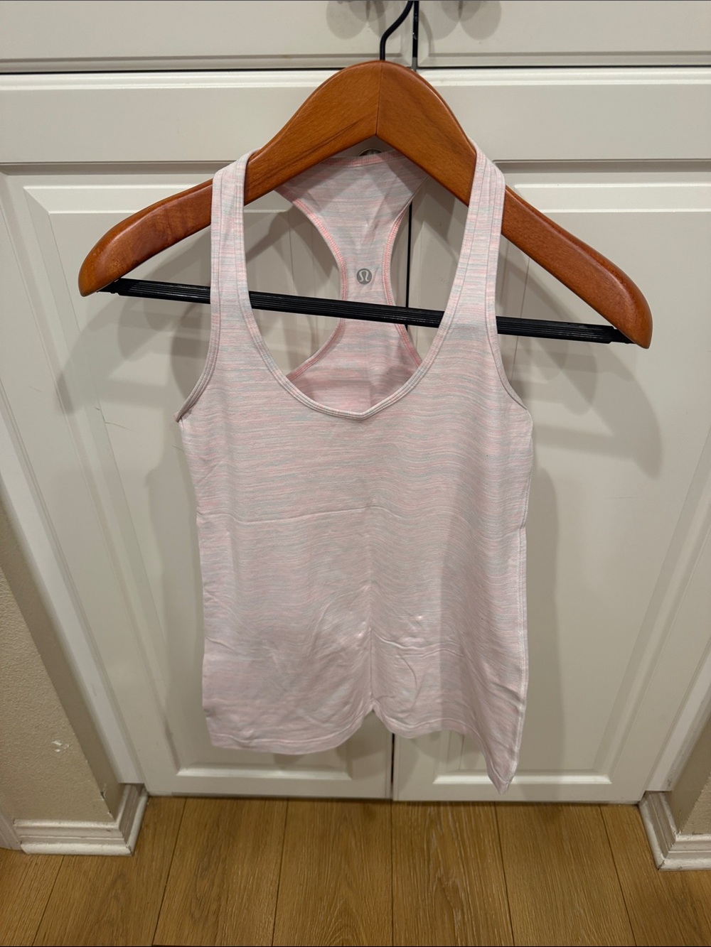 lululemon athletica Light Pink Heather Racerback Tank
